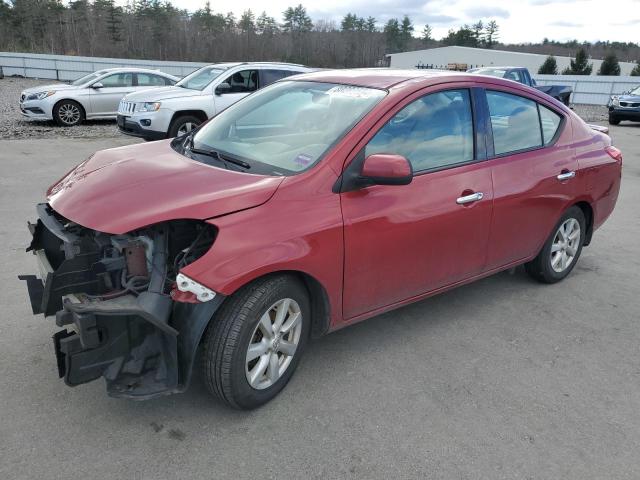 3N1CN7AP9EL828578 - 2014 NISSAN VERSA S RED photo 1