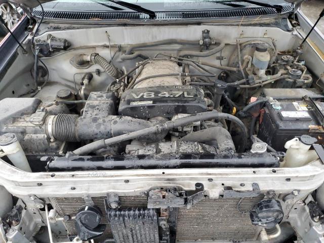 5TBBT44161S173507 - 2001 TOYOTA TUNDRA ACCESS CAB ვერცხლისფერი ფოტო 11