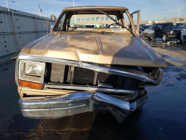 1B7JM26Z8KS028534 - 1989 DODGE W-SERIES W200 GOLD photo 5