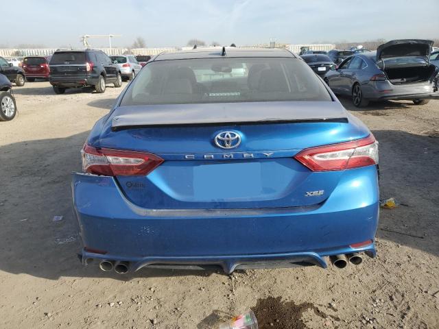 4T1K61AK6LU311289 - 2020 TOYOTA CAMRY XSE BLUE photo 6