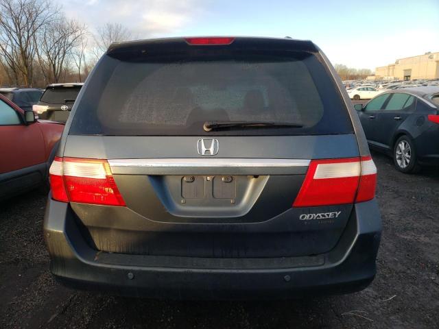 5FNRL38805B050819 - 2005 HONDA ODYSSEY TOURING GRAY photo 6