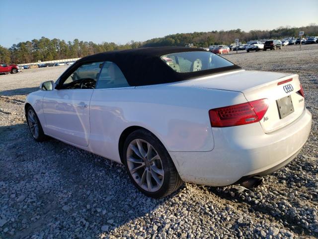 WAUAFAFH7DN006793 - 2013 AUDI A5 PREMIUM WHITE photo 2