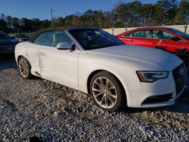 WAUAFAFH7DN006793 - 2013 AUDI A5 PREMIUM WHITE photo 4