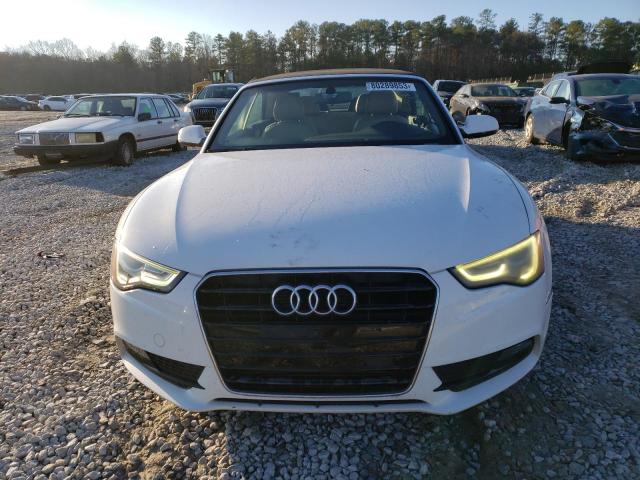 WAUAFAFH7DN006793 - 2013 AUDI A5 PREMIUM WHITE photo 5