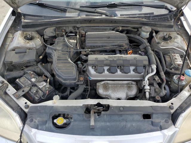 1HGES26701L033162 - 2001 HONDA CIVIC EX SILVER photo 11