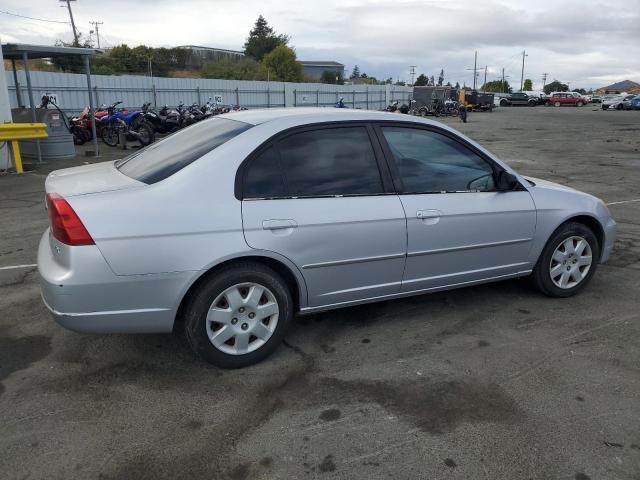 1HGES26701L033162 - 2001 HONDA CIVIC EX SILVER photo 3