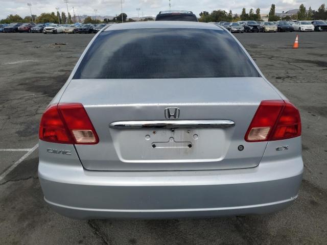 1HGES26701L033162 - 2001 HONDA CIVIC EX SILVER photo 6