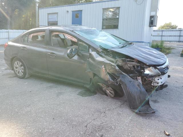 19XFB2F56CE010286 - 2012 HONDA CIVIC LX BROWN photo 4