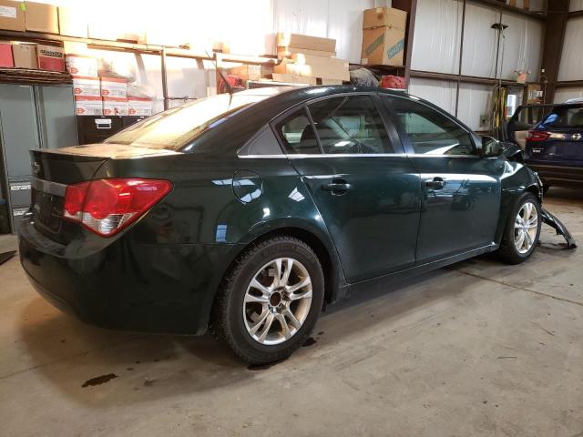 1G1P75SZ0E7286104 - 2014 CHEVROLET CRUZE GREEN photo 3