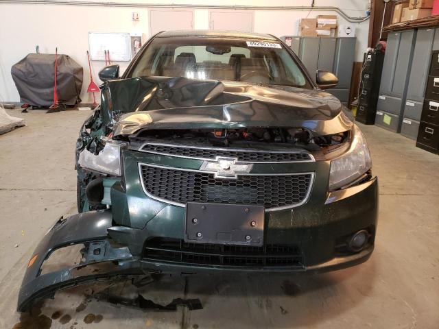 1G1P75SZ0E7286104 - 2014 CHEVROLET CRUZE GREEN photo 5