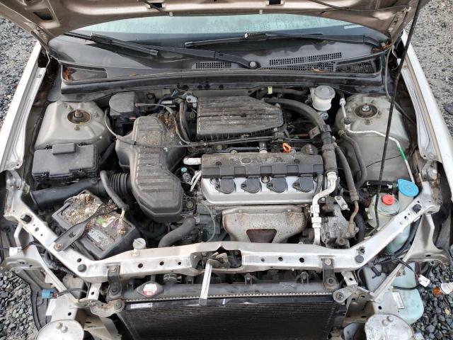 2HGES16605H544245 - 2005 HONDA CIVIC LX GOLD photo 11