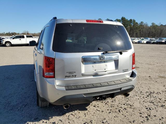 5FNYF4H94EB011944 - 2014 HONDA PILOT TOURING SILVER photo 6