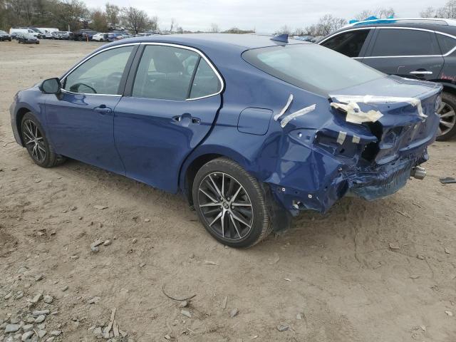 4T1G11AK6RU214493 - 2024 TOYOTA CAMRY SE NIGHT SHADE BLUE photo 2