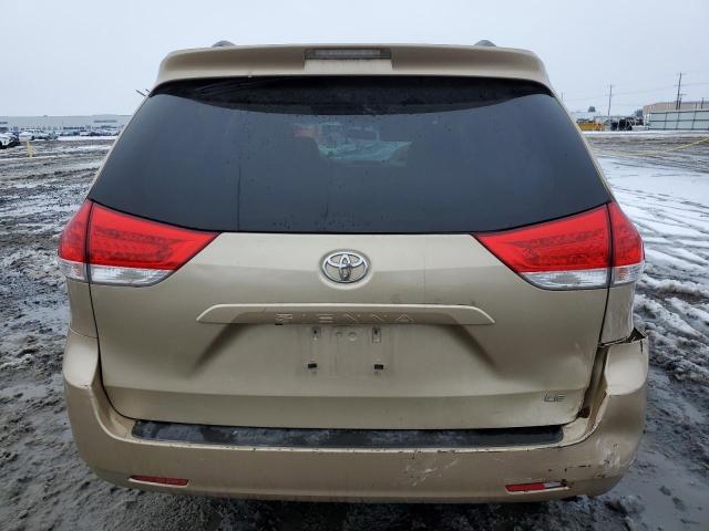 5TDKK3DC3BS026441 - 2011 TOYOTA SIENNA LE GOLD photo 6