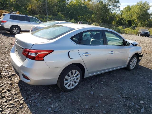 3N1AB7AP8KY444113 - 2019 NISSAN SENTRA S 银色 照片 3