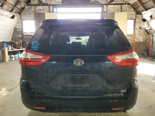 5TDDK3DC7FS110535 - 2015 TOYOTA SIENNA XLE BLACK photo 6