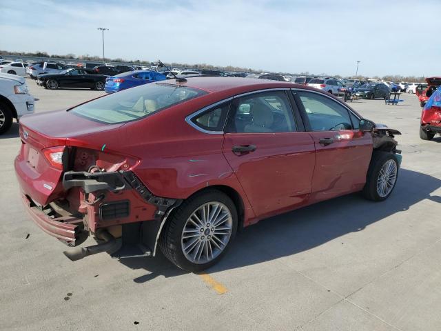 3FA6P0HR4DR360232 - 2013 FORD FUSION SE MAROON photo 3