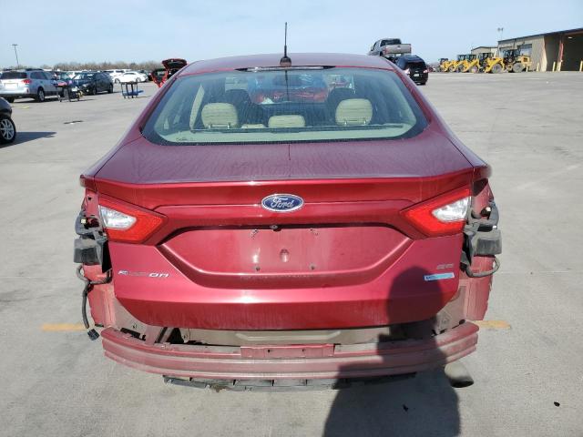 3FA6P0HR4DR360232 - 2013 FORD FUSION SE MAROON photo 6