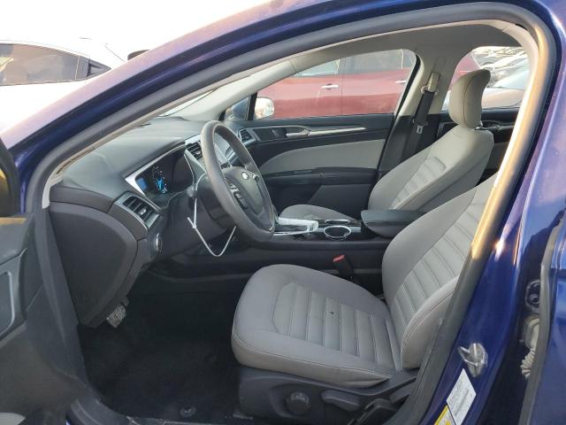 3FA6P0G70DR361426 - 2013 FORD FUSION S BLUE photo 7