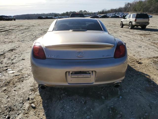 JTHFN48Y240060234 - 2004 LEXUS SC 430 GOLD photo 6