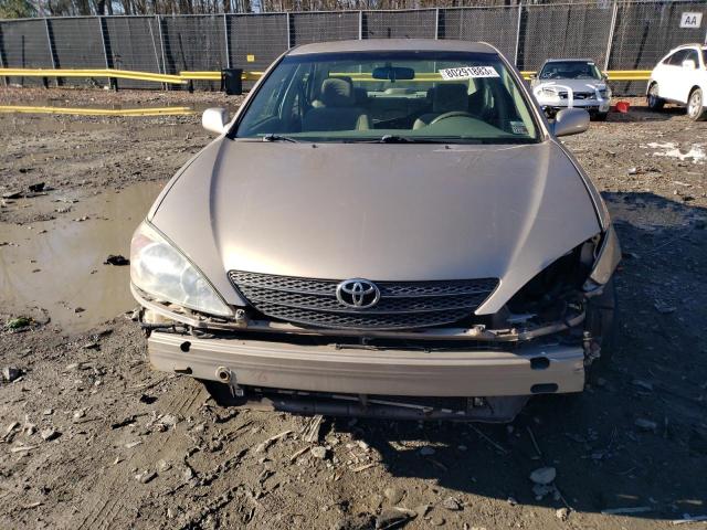 JTDBE32KX30141480 - 2003 TOYOTA CAMRY LE TAN photo 5