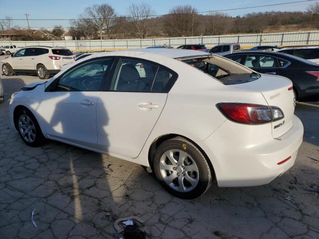 JM1BL1U77D1739797 - 2013 MAZDA 3 I WHITE photo 2