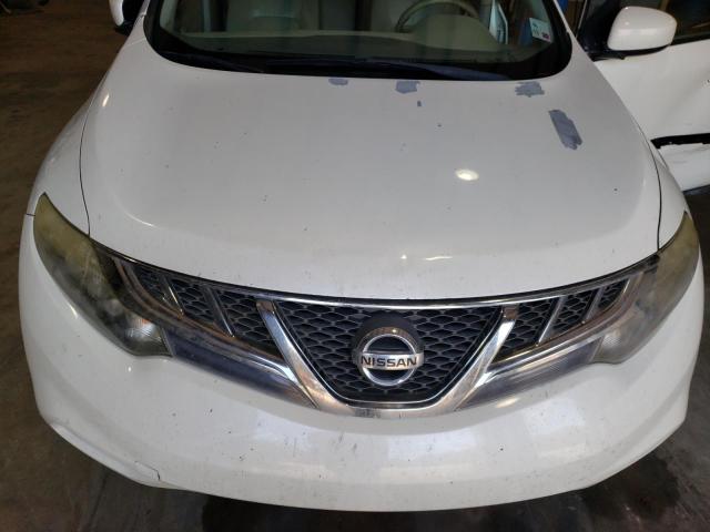 JN8AZ1MU0EW415938 - 2014 NISSAN MURANO S WHITE photo 11