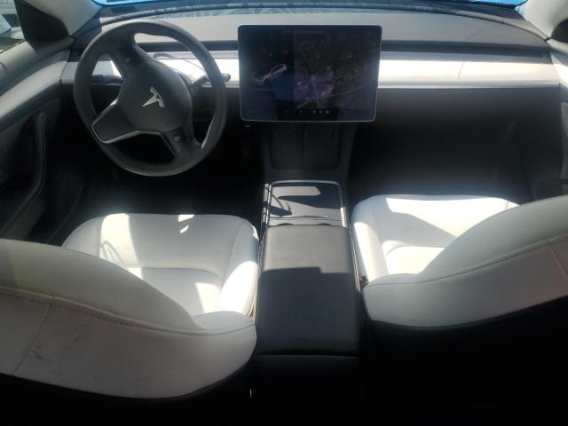 5YJ3E1EB0MF013336 - 2021 TESLA MODEL 3 Weiß Foto 8