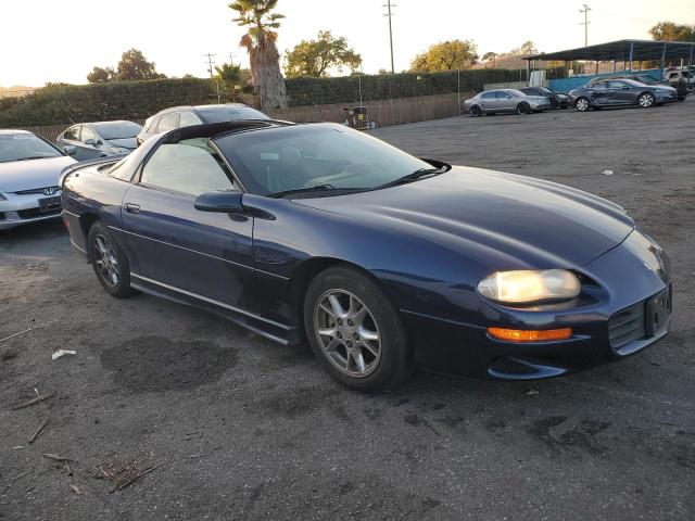 2G1FP22K722134062 - 2002 CHEVROLET CAMARO BLUE photo 4