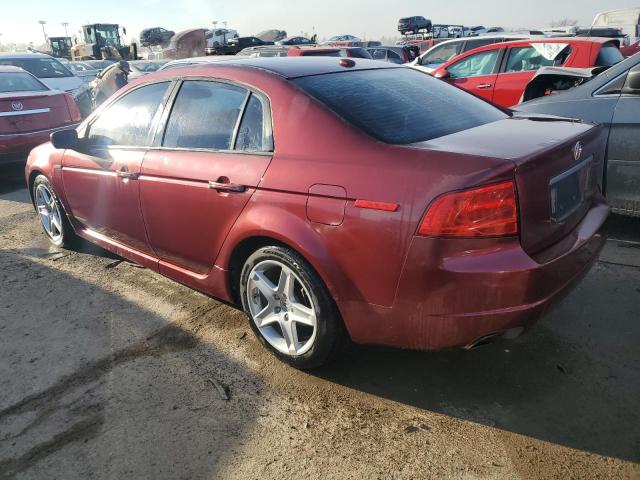 19UUA66206A031585 - 2006 ACURA 3.2TL BURGUNDY photo 2