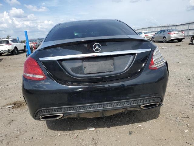 55SWF4KB9FU065629 - 2015 MERCEDES-BENZ C 300 4MATIC BLACK photo 6