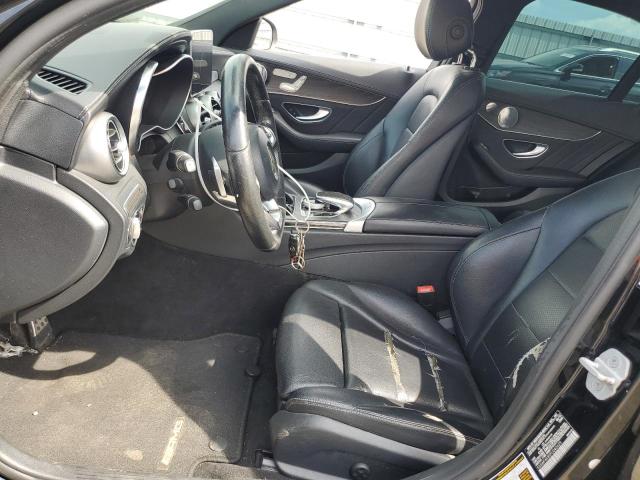 55SWF4KB9FU065629 - 2015 MERCEDES-BENZ C 300 4MATIC BLACK photo 7
