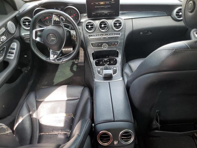 55SWF4KB9FU065629 - 2015 MERCEDES-BENZ C 300 4MATIC BLACK photo 8