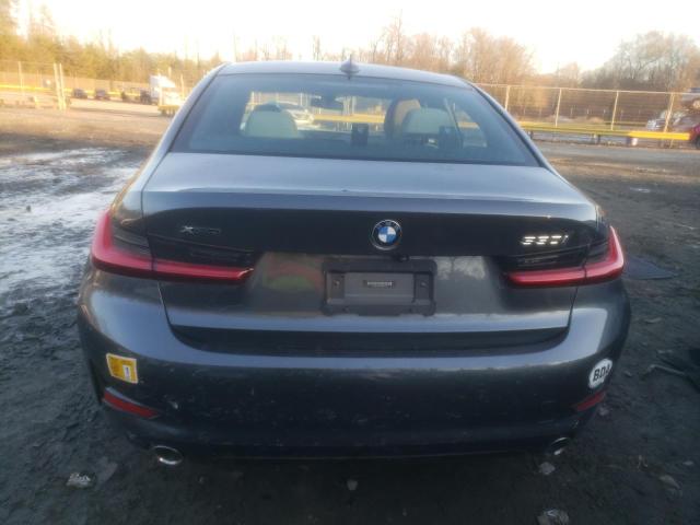 3MW5R7J59K8B01137 - 2019 BMW 330XI GRAY photo 6