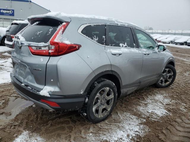 5J6RW2H81KA013598 - 2019 HONDA CR-V EXL SILVER photo 3