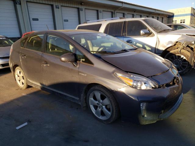 JTDKN3DU6C1570978 - 2012 TOYOTA PRIUS GRAY photo 4