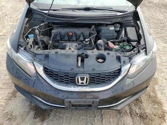 2HGFB2F57DH593538 - 2013 HONDA CIVIC LX Մոխրագույն լուսանկար 11