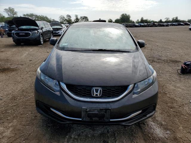 2HGFB2F57DH593538 - 2013 HONDA CIVIC LX Մոխրագույն լուսանկար 5