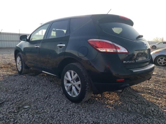 JN8AZ1MW2BW162182 - 2011 NISSAN MURANO S BLACK photo 2