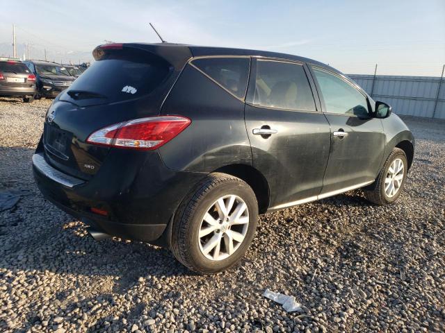 JN8AZ1MW2BW162182 - 2011 NISSAN MURANO S BLACK photo 3