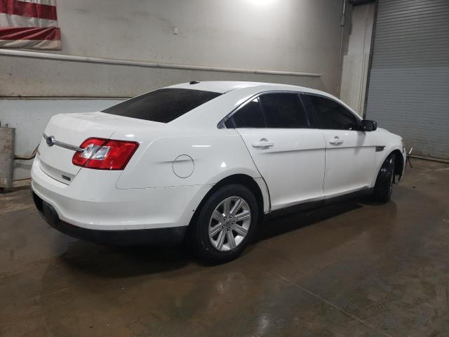 1FAHP2DW1AG162968 - 2010 FORD TAURUS SE WHITE photo 3