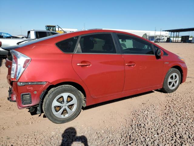 JTDKN3DU0D0341574 - 2013 TOYOTA PRIUS RED photo 3