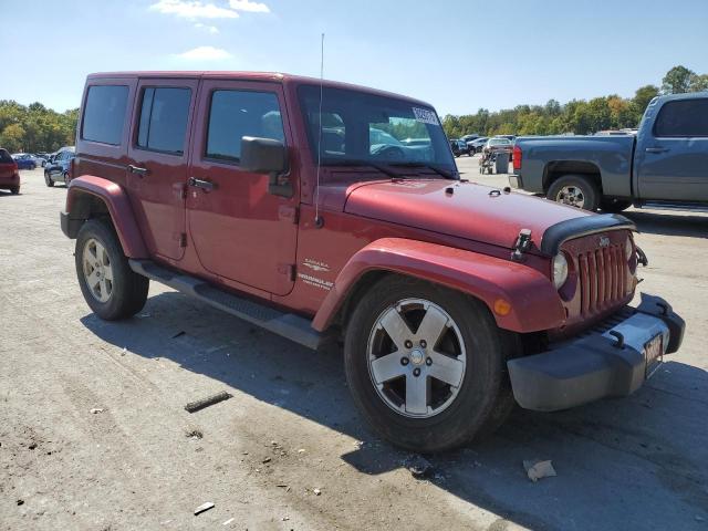 1C4BJWEG0CL191467 - 2012 JEEP WRANGLER U SAHARA BURGUNDY photo 4