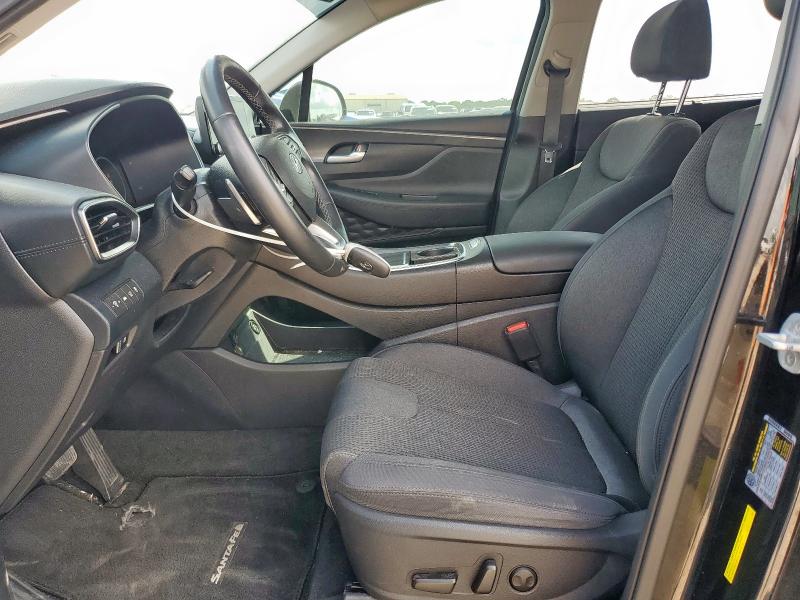 5NMS64AJ9MH360489 - 2021 HYUNDAI SANTA FE SEL BLACK photo 7