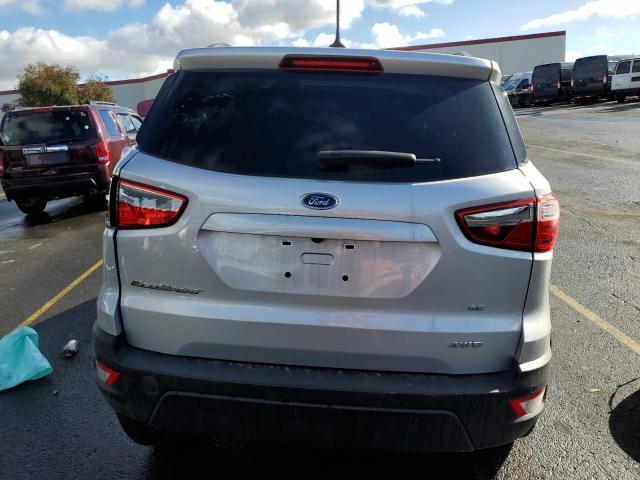 MAJ6S3GL1NC470085 - 2022 FORD ECOSPORT SE SILVER photo 6