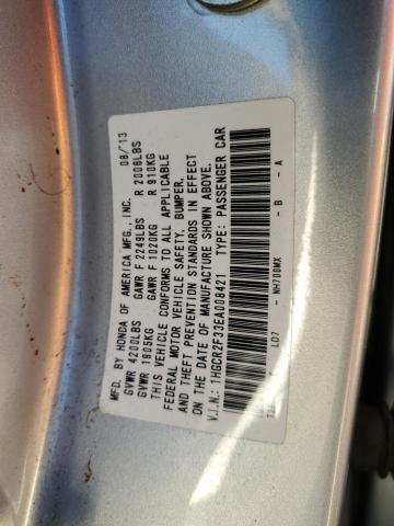 1HGCR2F33EA008421 - 2014 HONDA ACCORD LX SILVER photo 12