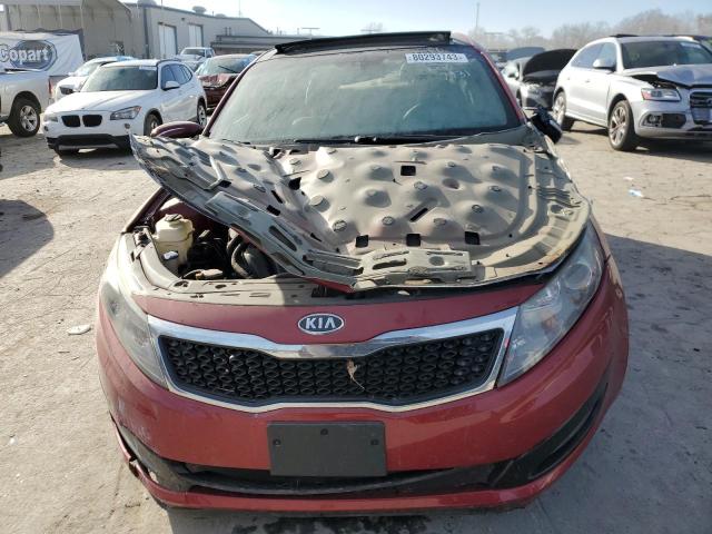 5XXGN4A79CG067931 - 2012 KIA OPTIMA EX RED photo 5