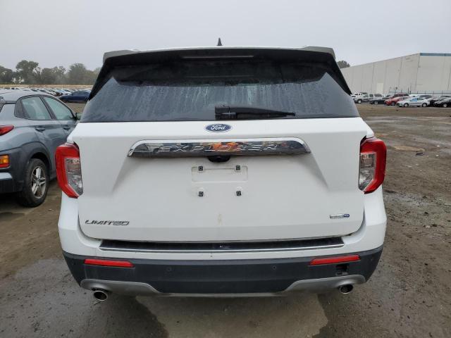 1FMSK8FH4MGB36994 - 2021 FORD EXPLORER LIMITED WHITE photo 6