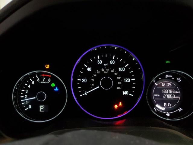 3CZRU6H71GM734714 - 2016 HONDA HR-V EXL ვერცხლისფერი ფოტო 9