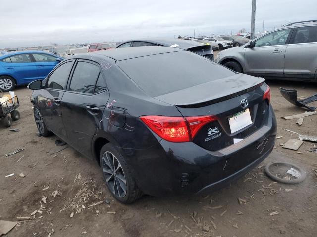 5YFBURHE6HP592751 - 2017 TOYOTA COROLLA L BLACK photo 2